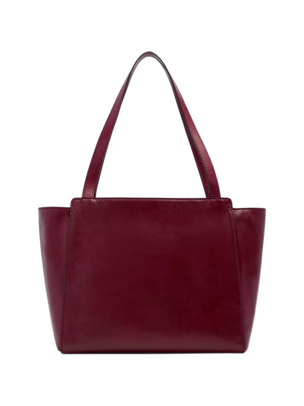 The Bridge Leren shopper Rood