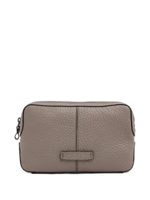 The Bridge grained leather pouch
