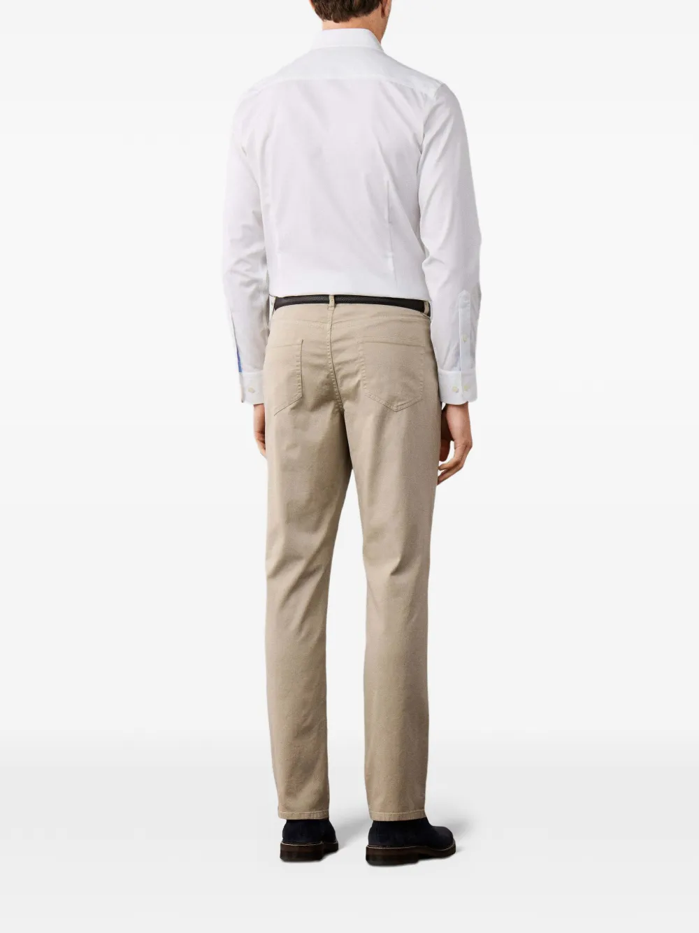 Hackett London Straight broek Beige