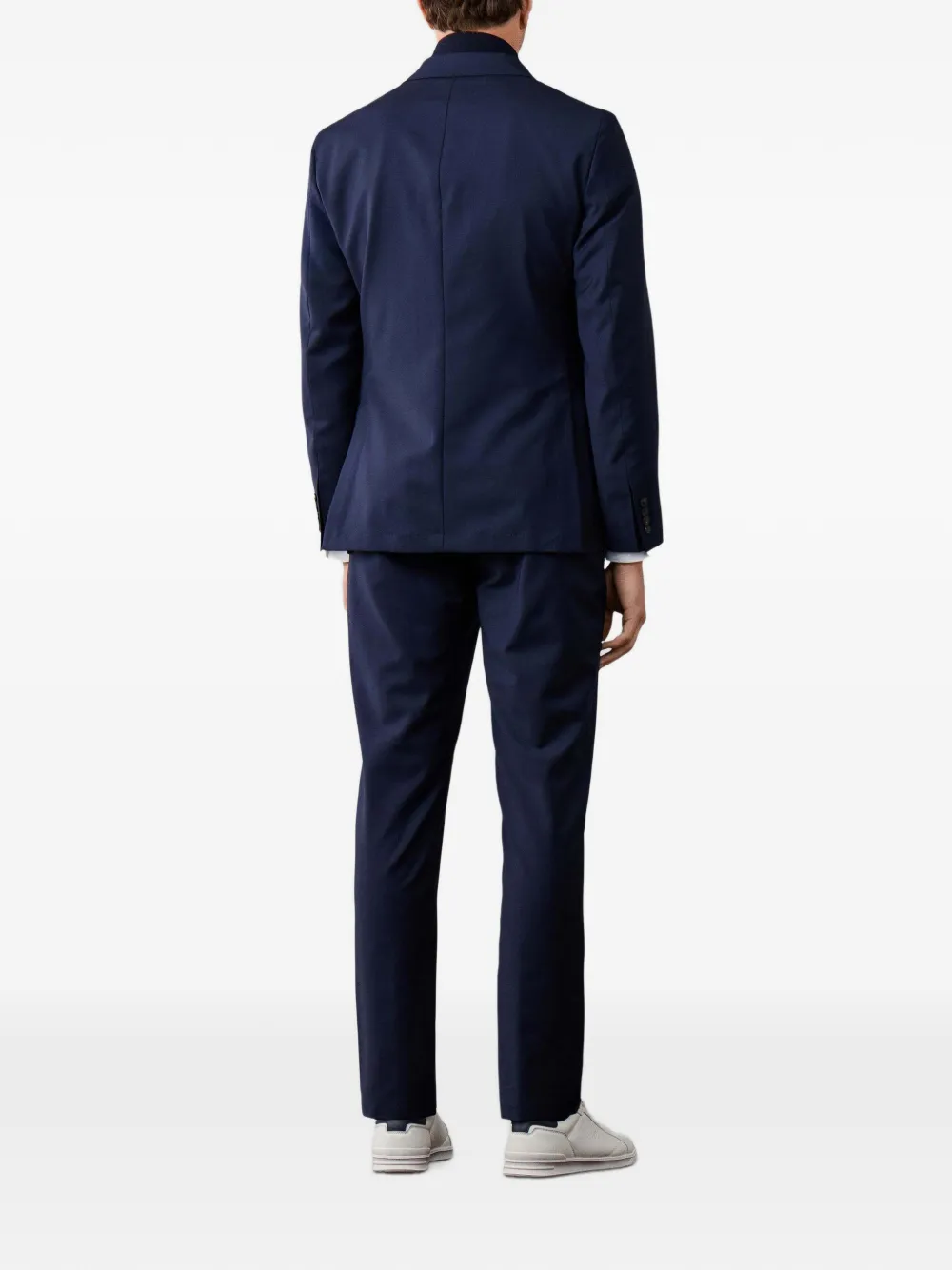 Hackett London Blazer met enkele rij knopen Blauw