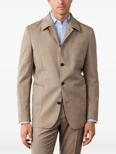 Hackett London single-breasted wool blazer