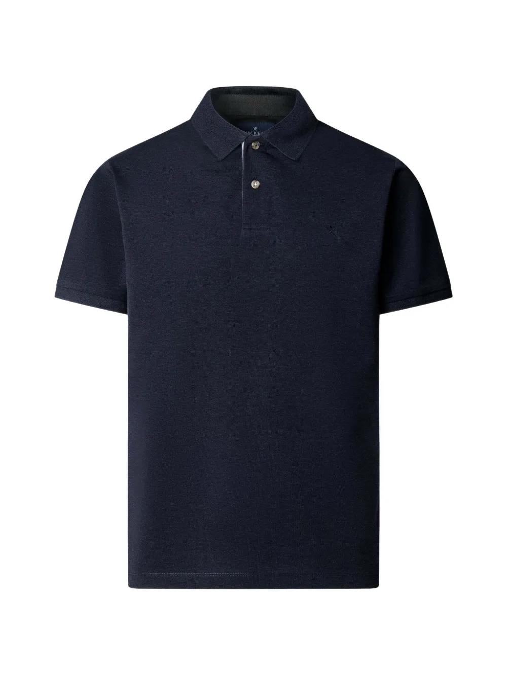 Hackett London check-trim cotton polo shirt