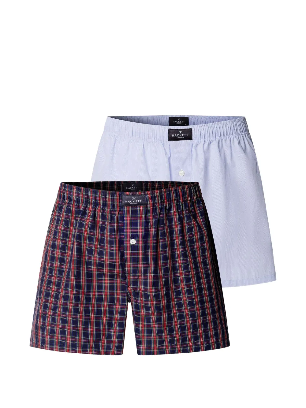 Hackett London cotton boxer shorts (pack of two) - Blu
