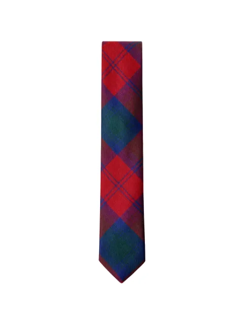Hackett London tartan wool tie