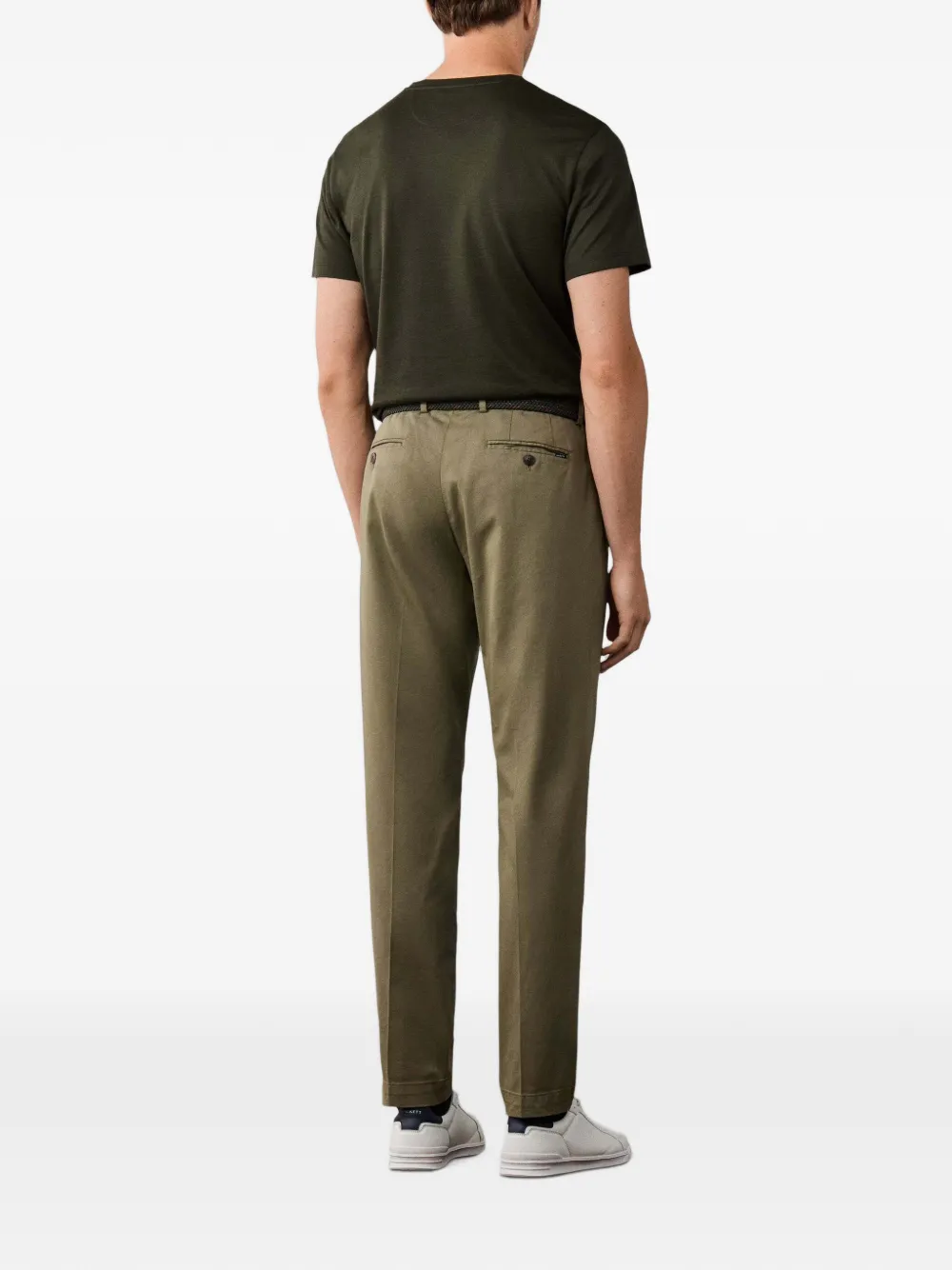 Hackett London Plooibroek Groen