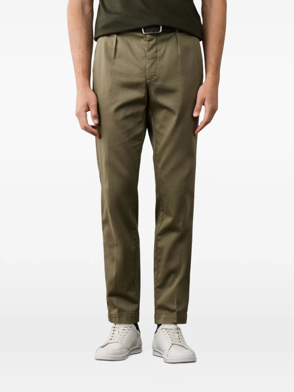 Hackett London Plooibroek Groen