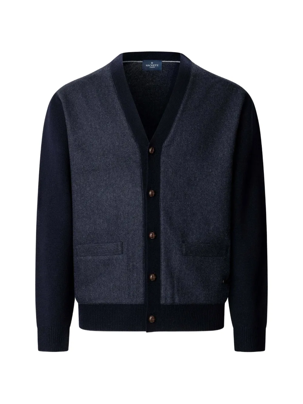 Hackett London V-neck cardigan - Blue