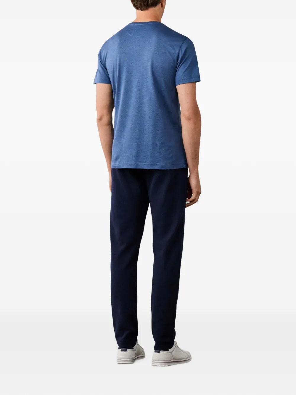Hackett London T-shirt met ronde hals Blauw