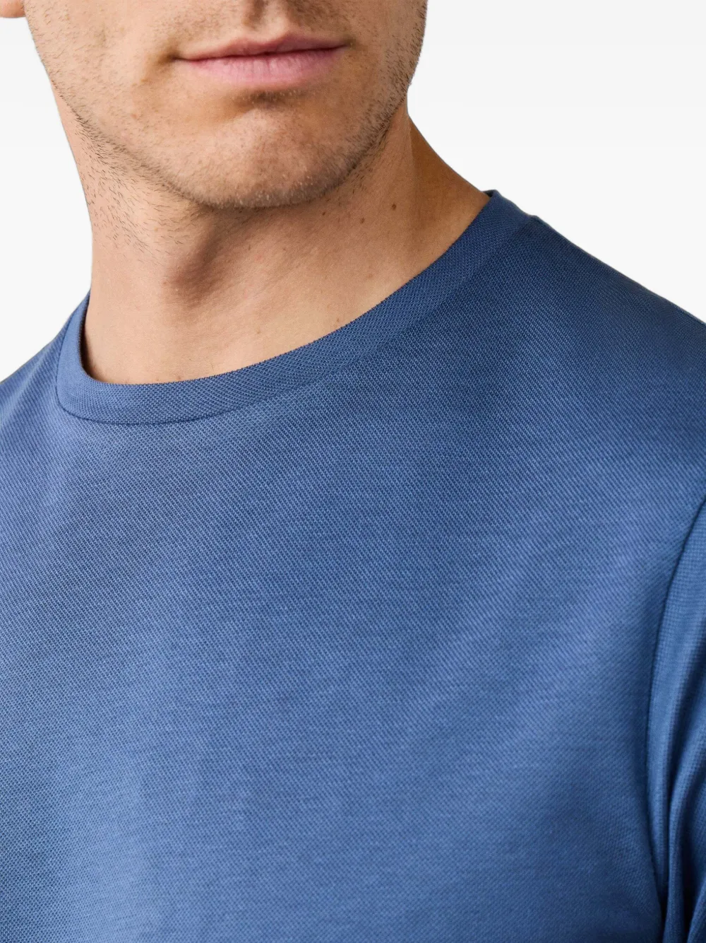 Hackett London T-shirt met ronde hals Blauw