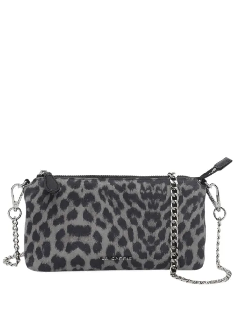 La Carrie Lio leopard-print cross body bag