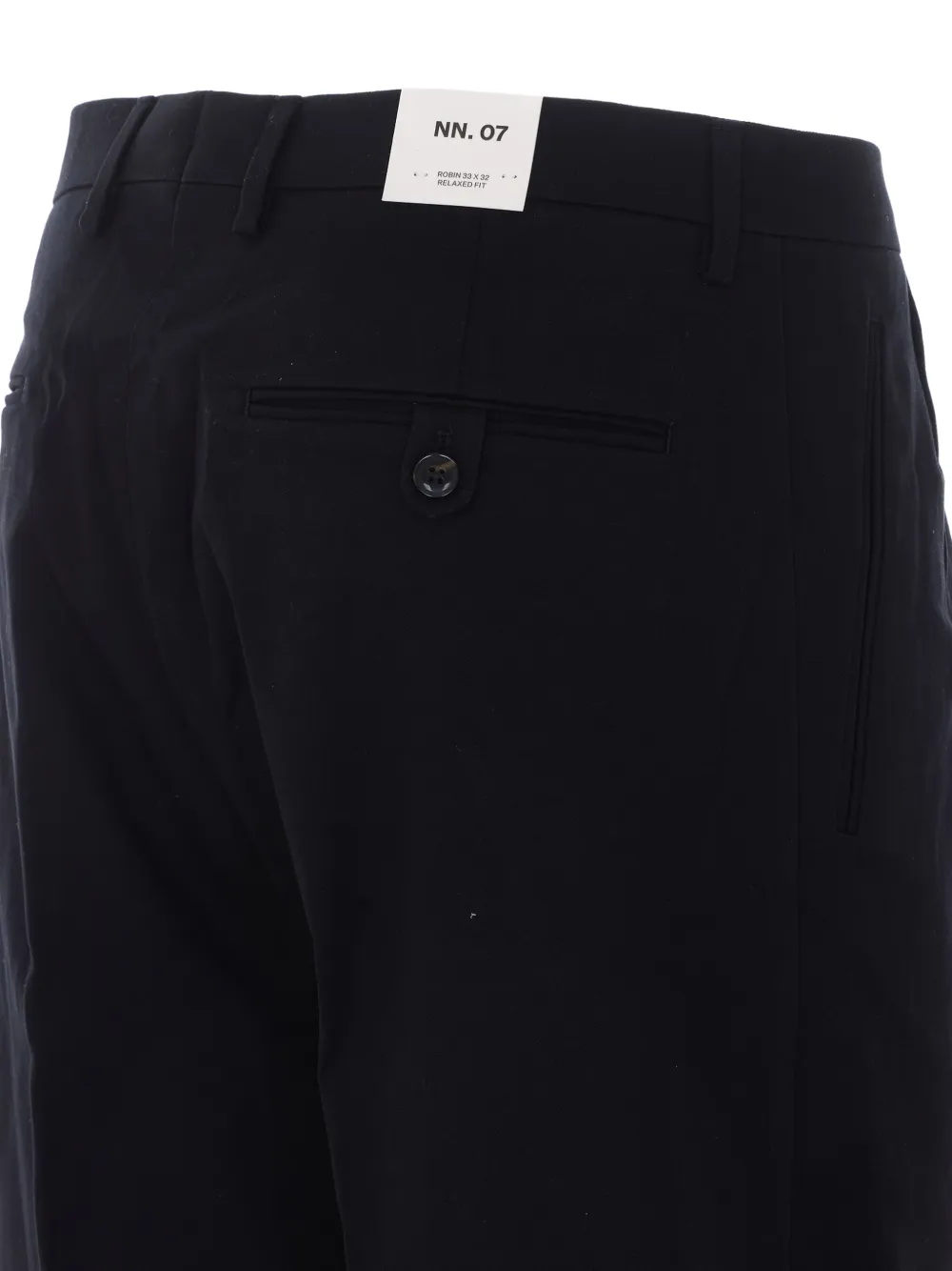 NN07 Robin ruimvallende pantalon Zwart