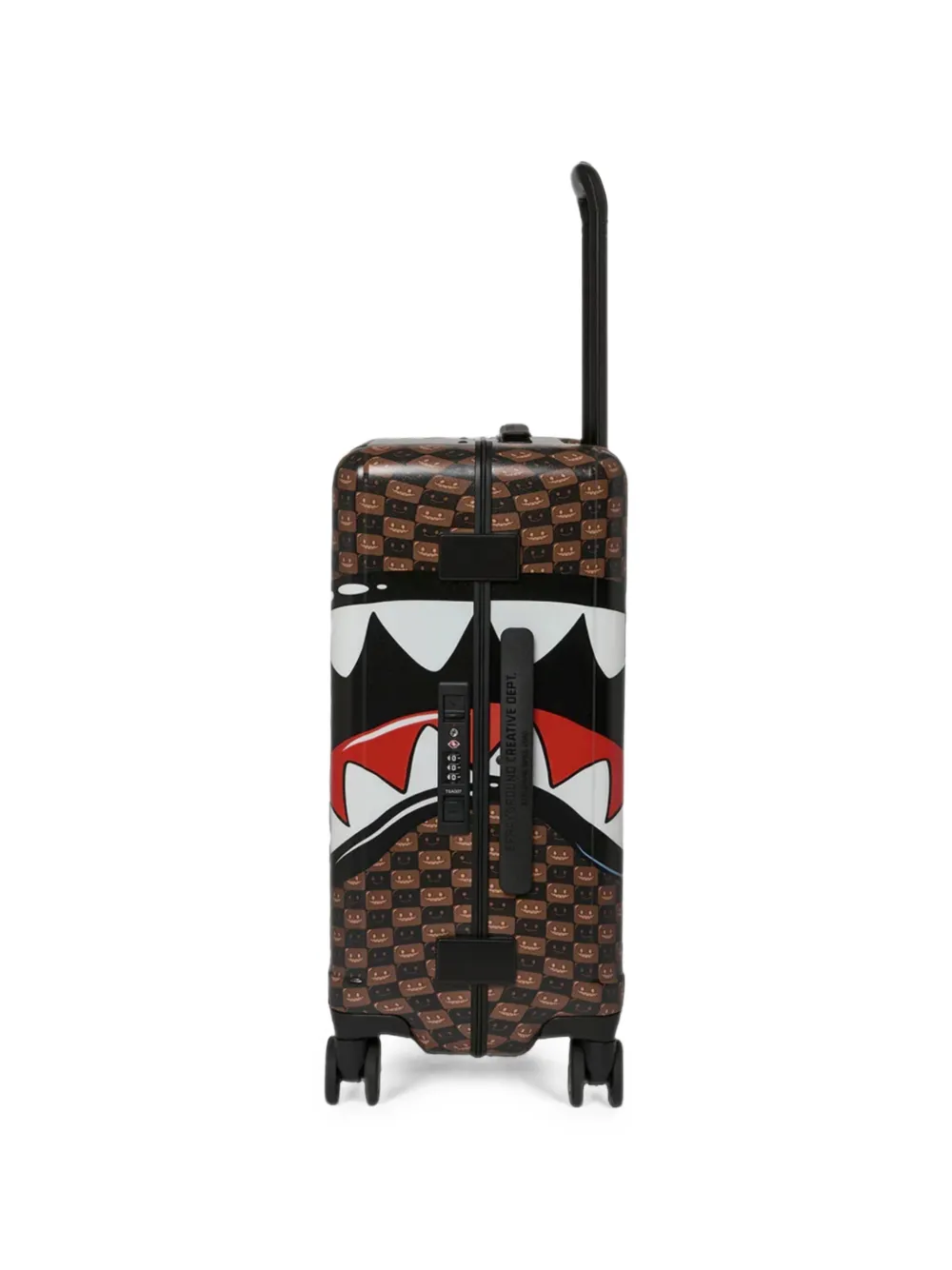 Sprayground Sharks in Paris koffer Bruin