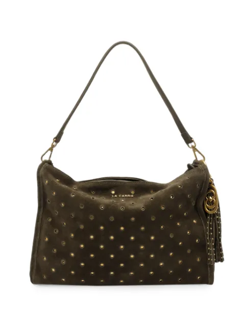 La Carrie Downtown stud-embellished shoulder bag