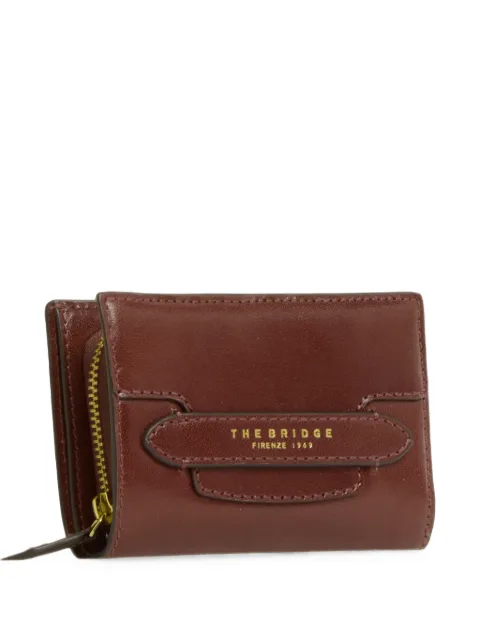 The Bridge logo-print leather wallet