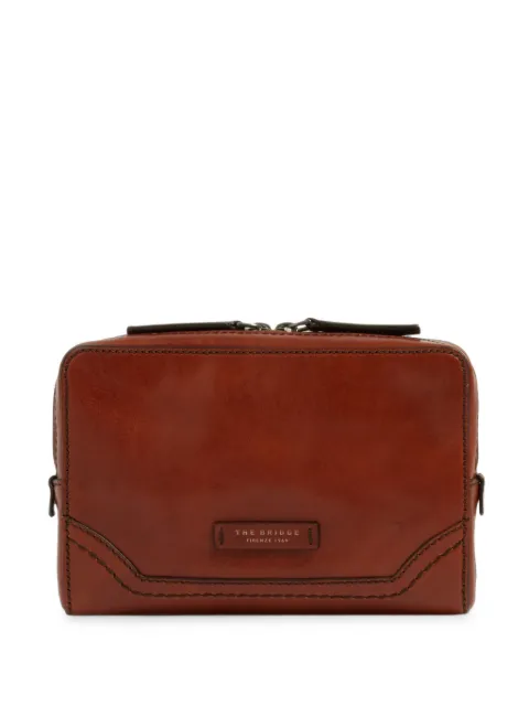 The Bridge leather clutch bag