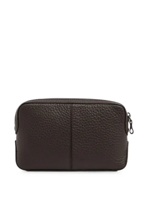 The Bridge grained leather pouch