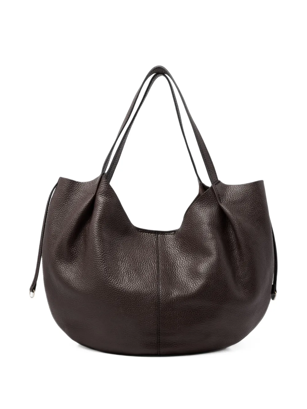 The Bridge Marisa leren shopper met textuur Bruin