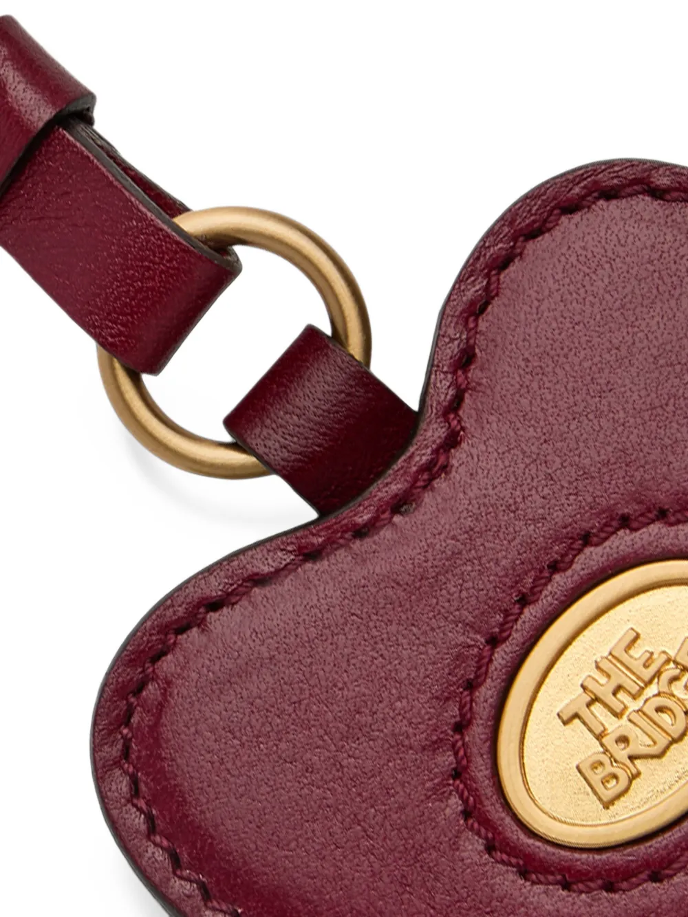 The Bridge Leren sleutelhanger Rood