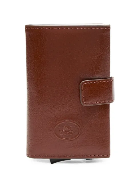 The Bridge Bridge logo-embossed leather cardholder