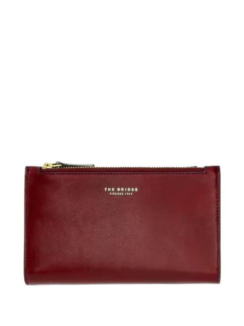 The Bridge double-zip leather wallet