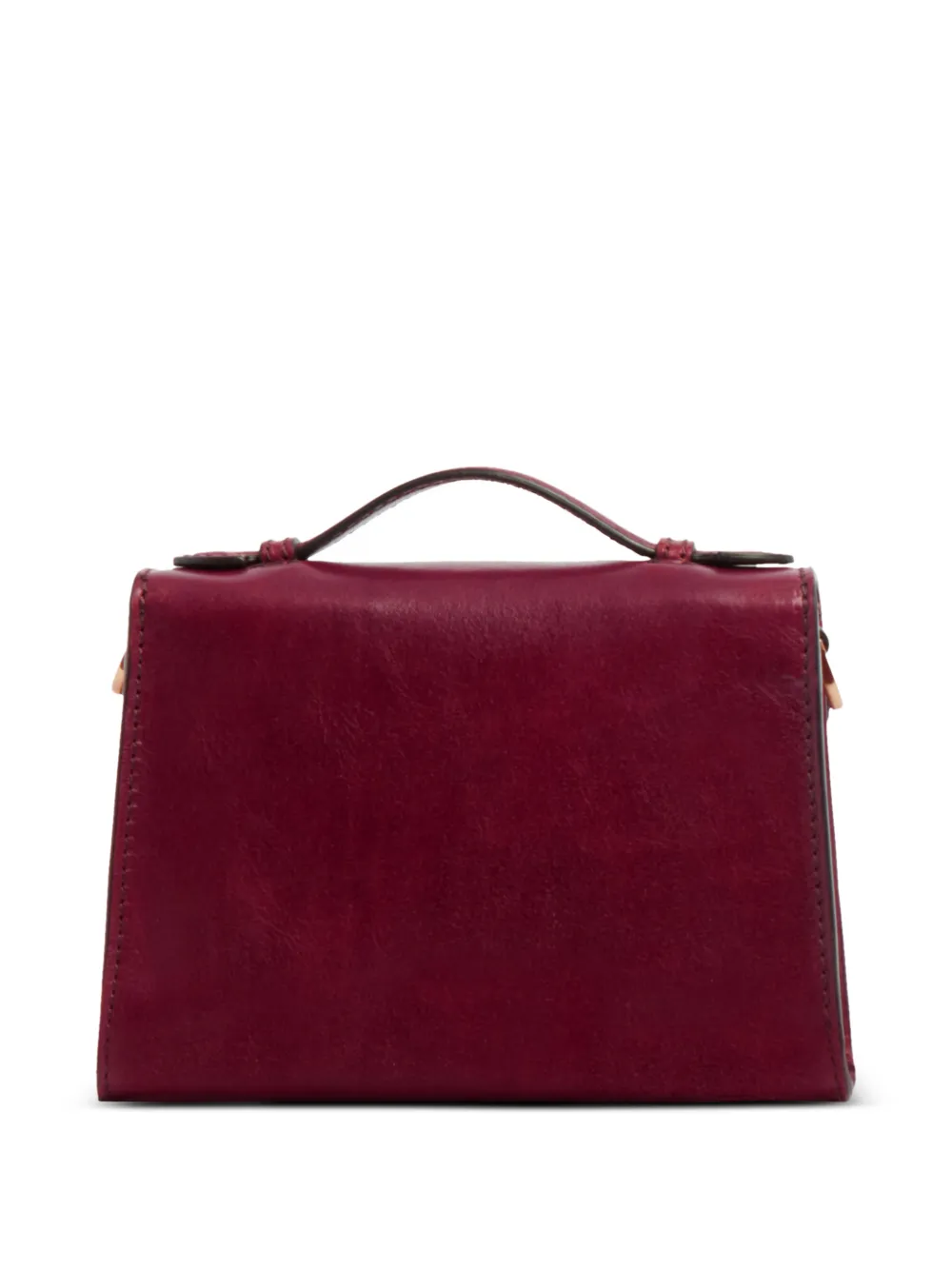 The Bridge Leren shopper Rood