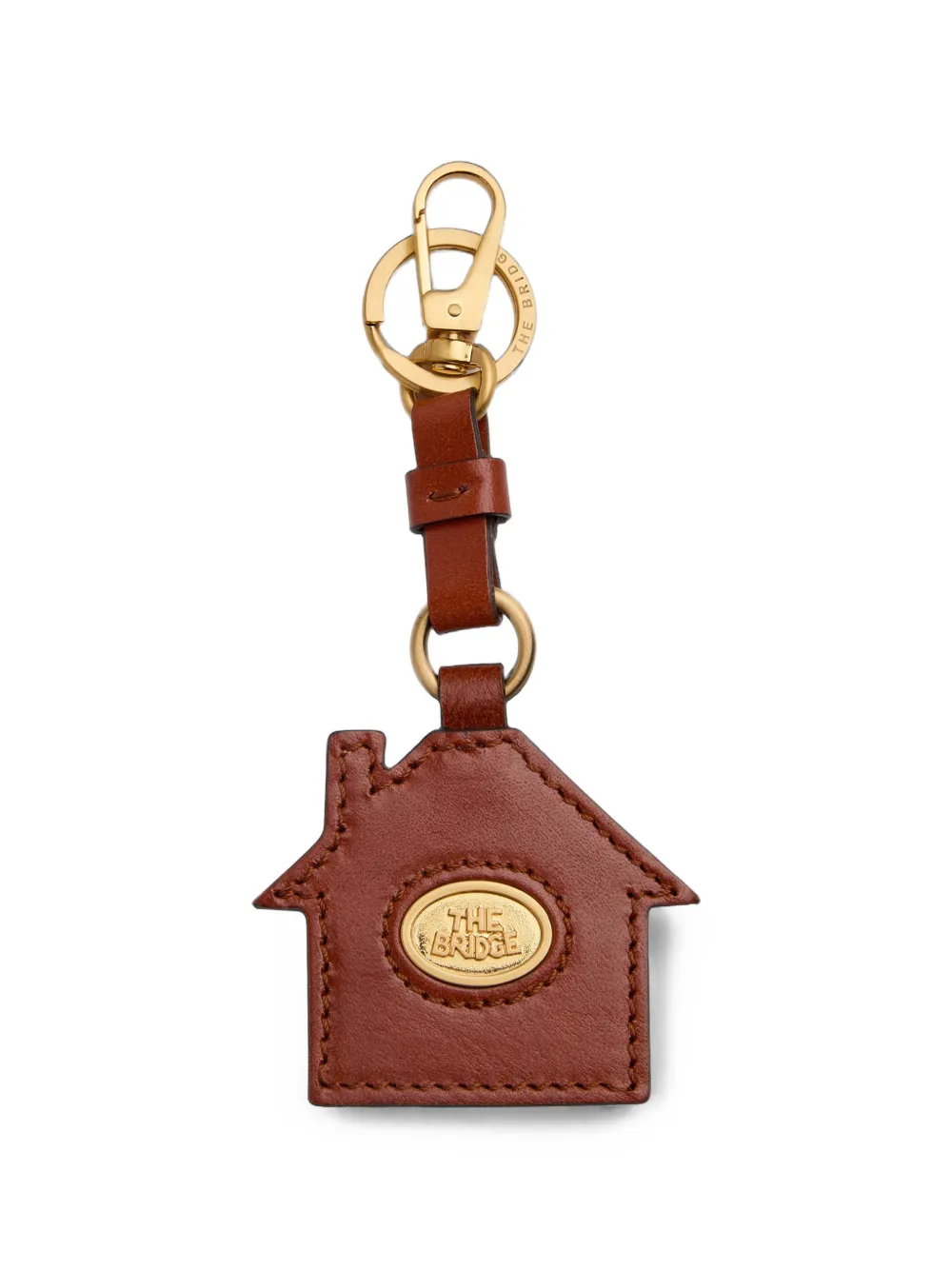 The Bridge house-shape leather keyring