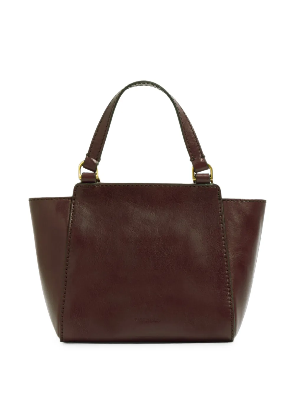 The Bridge Leren shopper Bruin