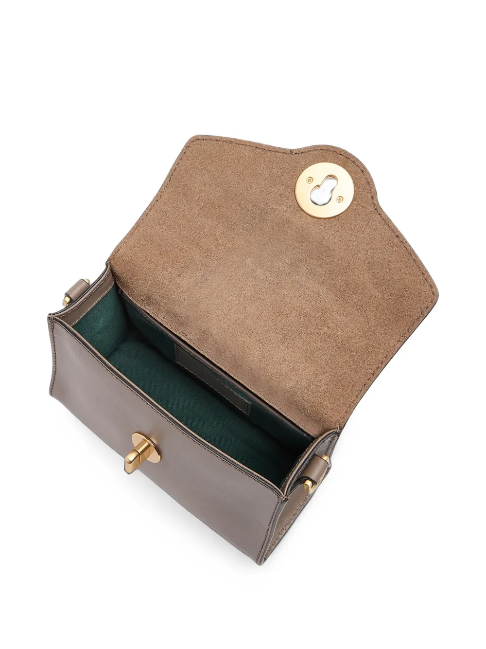 The Bridge Leren shopper Grijs