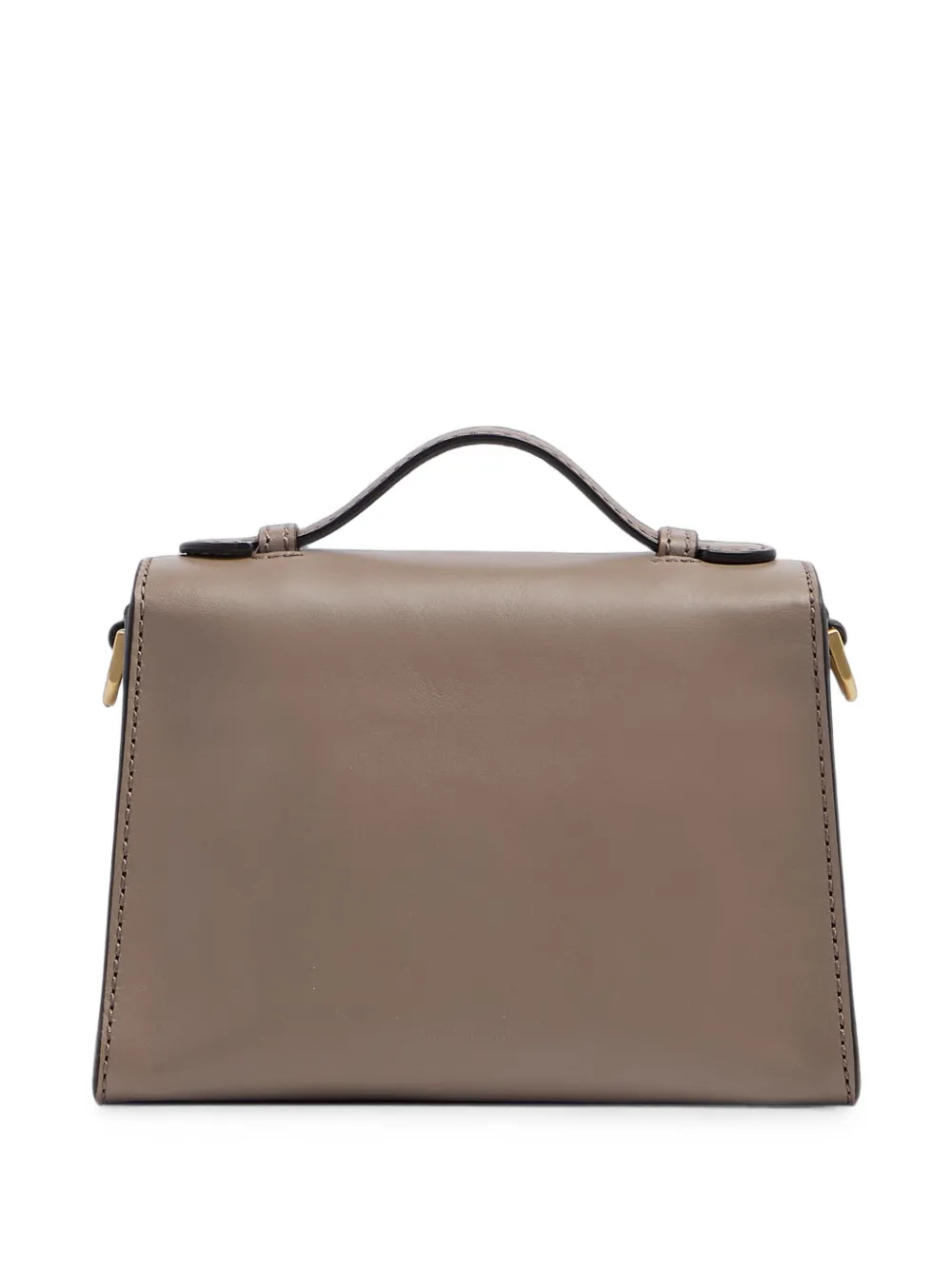 The Bridge Leren shopper Grijs