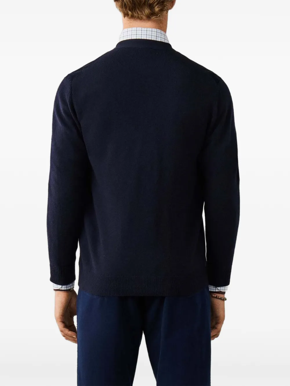 Hackett London Vest met V-hals Blauw