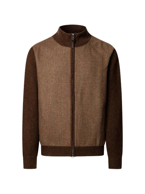 Hackett London Prince of Wales check cardigan