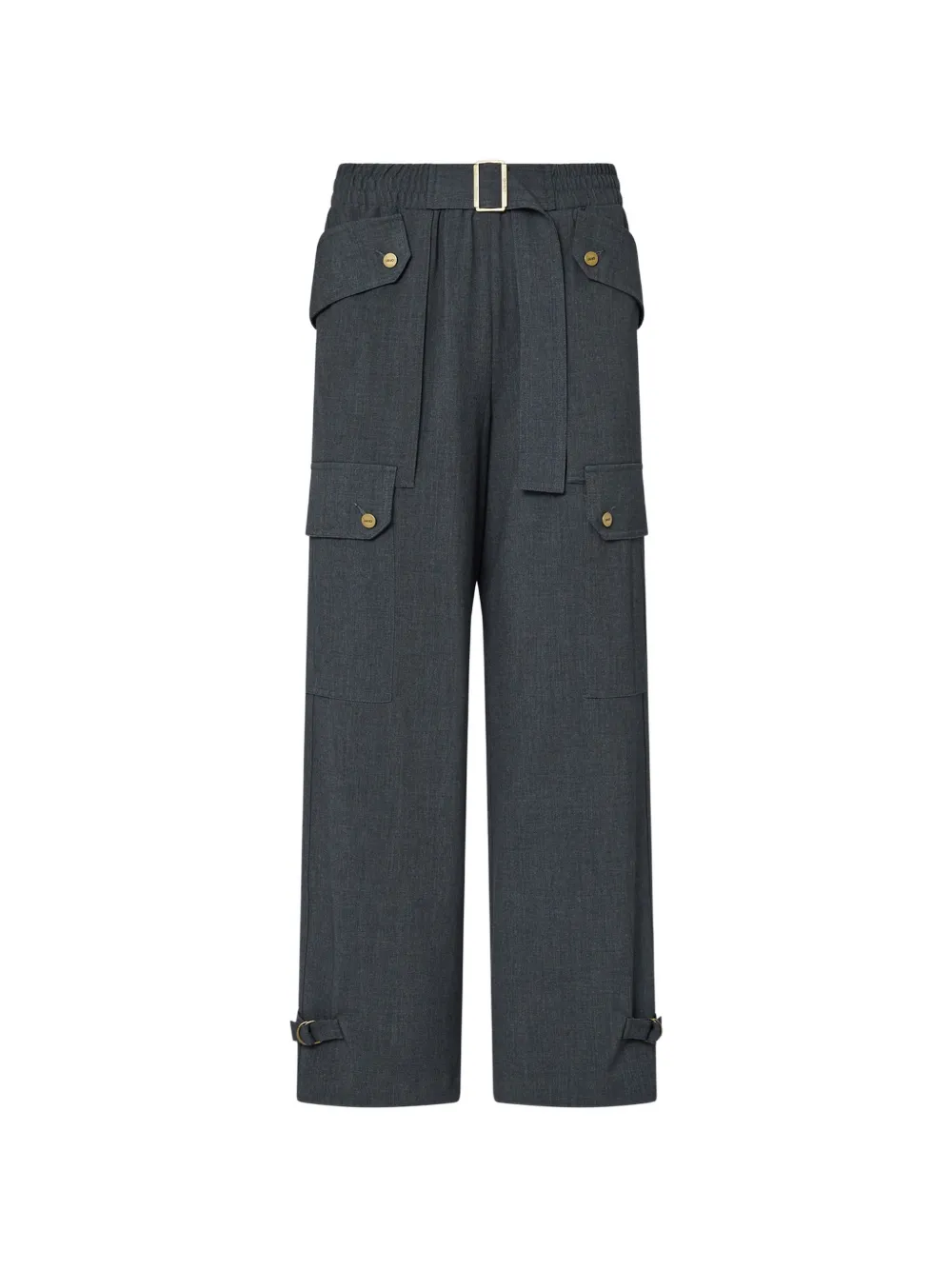 LIU JO flannel cargo pants - Verde