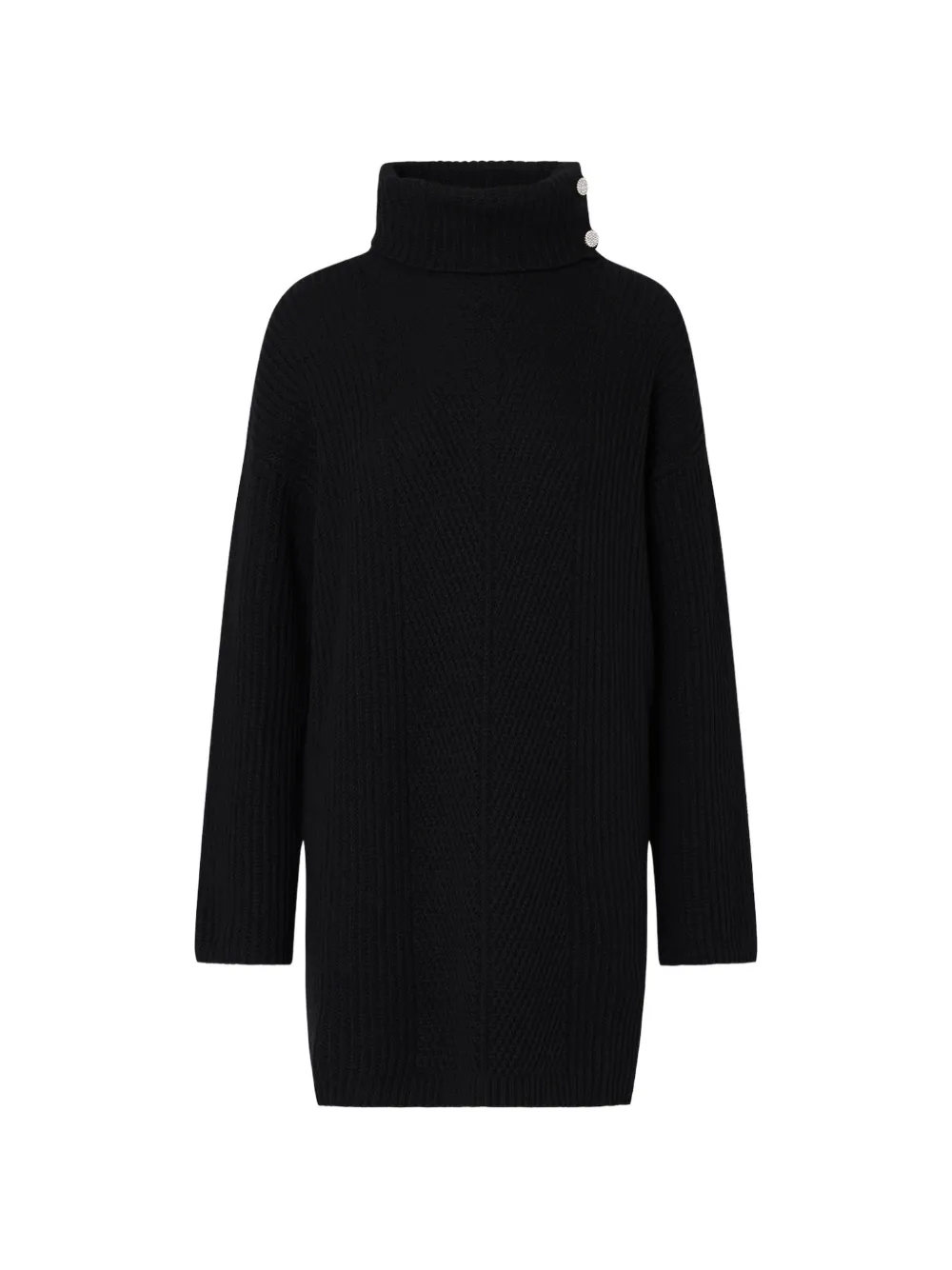 LIU JO jewel-button knit dress - Nero