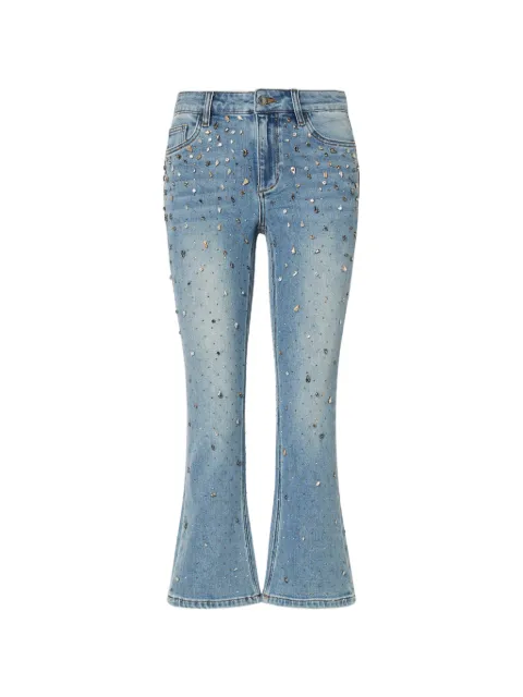 LIU JO bootcut jeans with rhinestones