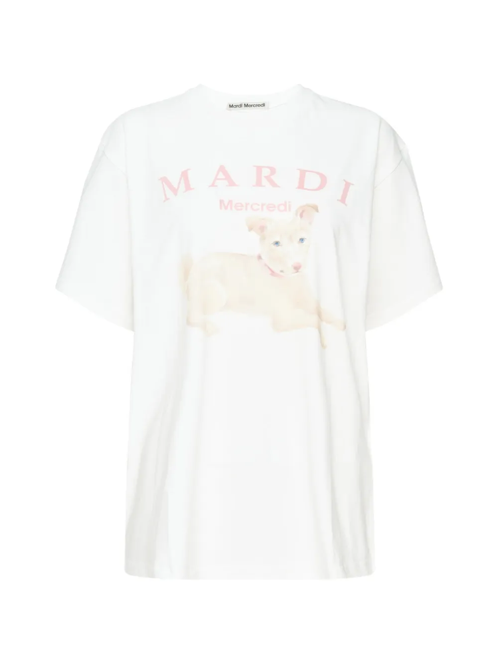 Mardi Mercredi puppy-graphic T-shirt