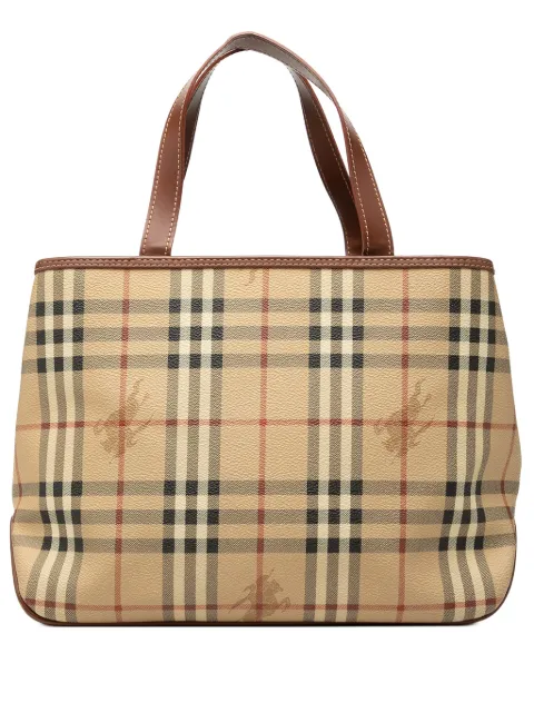 Burberry Pre-Owned 2000-2012 Haymarket Check Coated Canvas tote bag