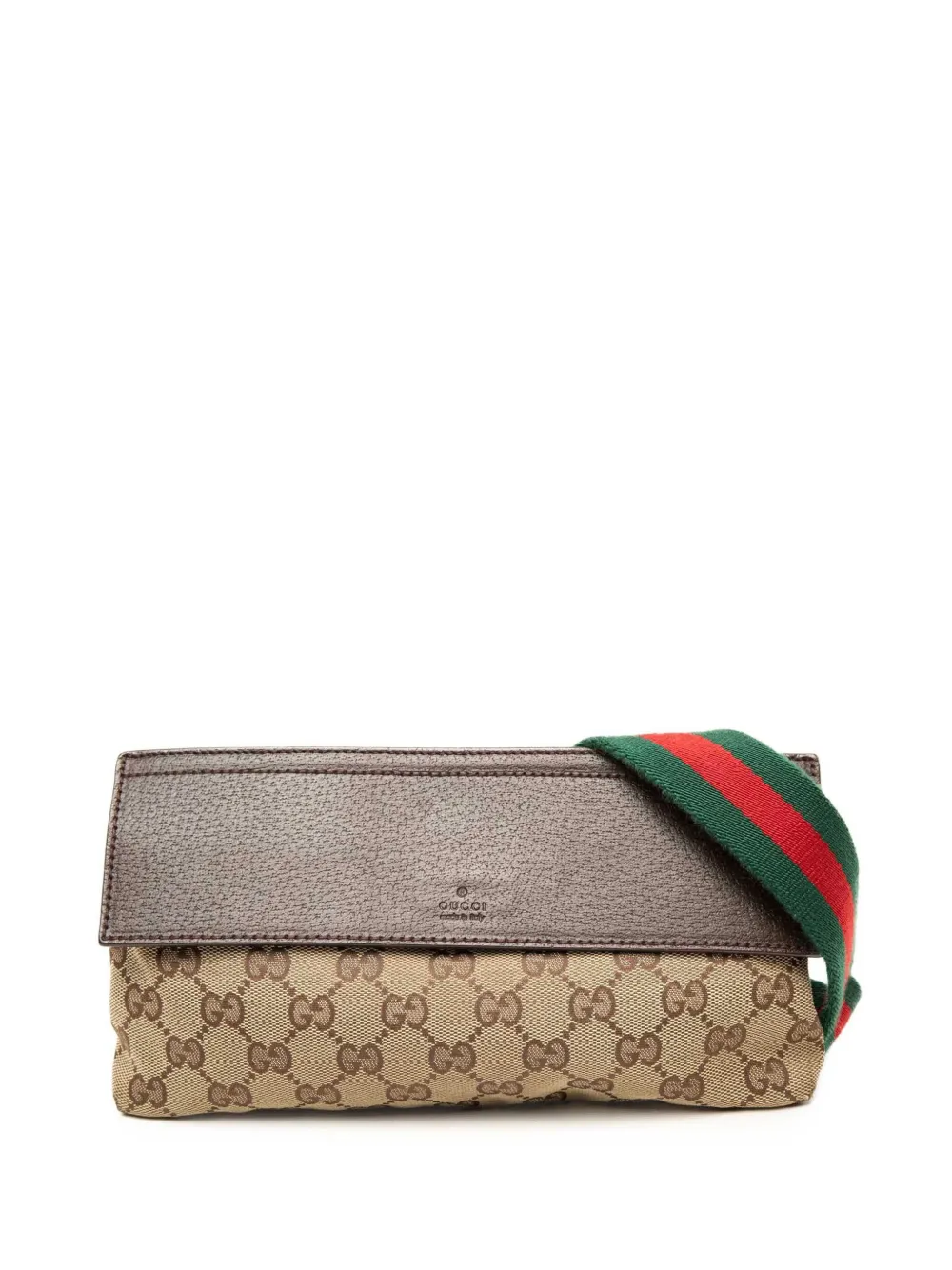 Gucci Pre-Owned 2000-2015 GG Canvas Web crossbody bag - Toni neutri