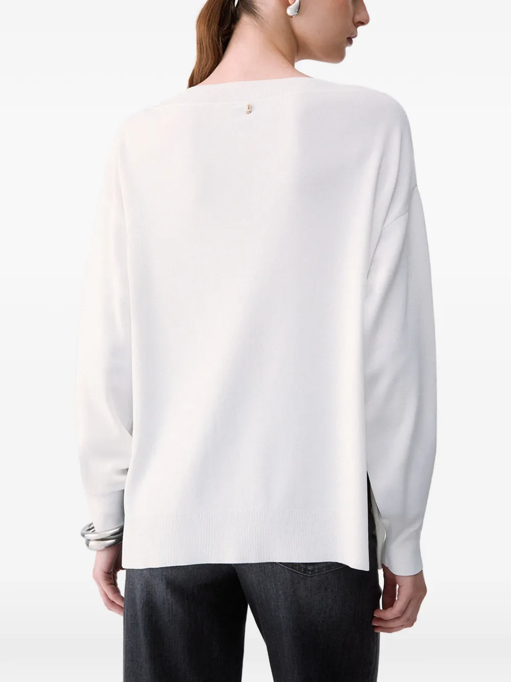 LIU JO sweater with embroidered cut-outs
