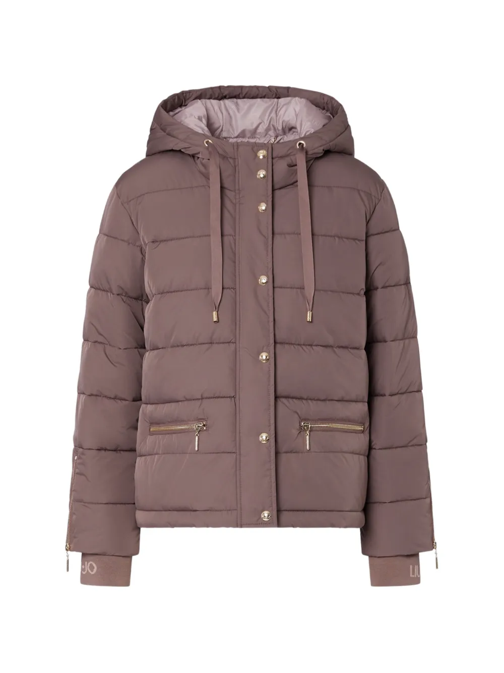 LIU JO matte nylon jacket - Viola