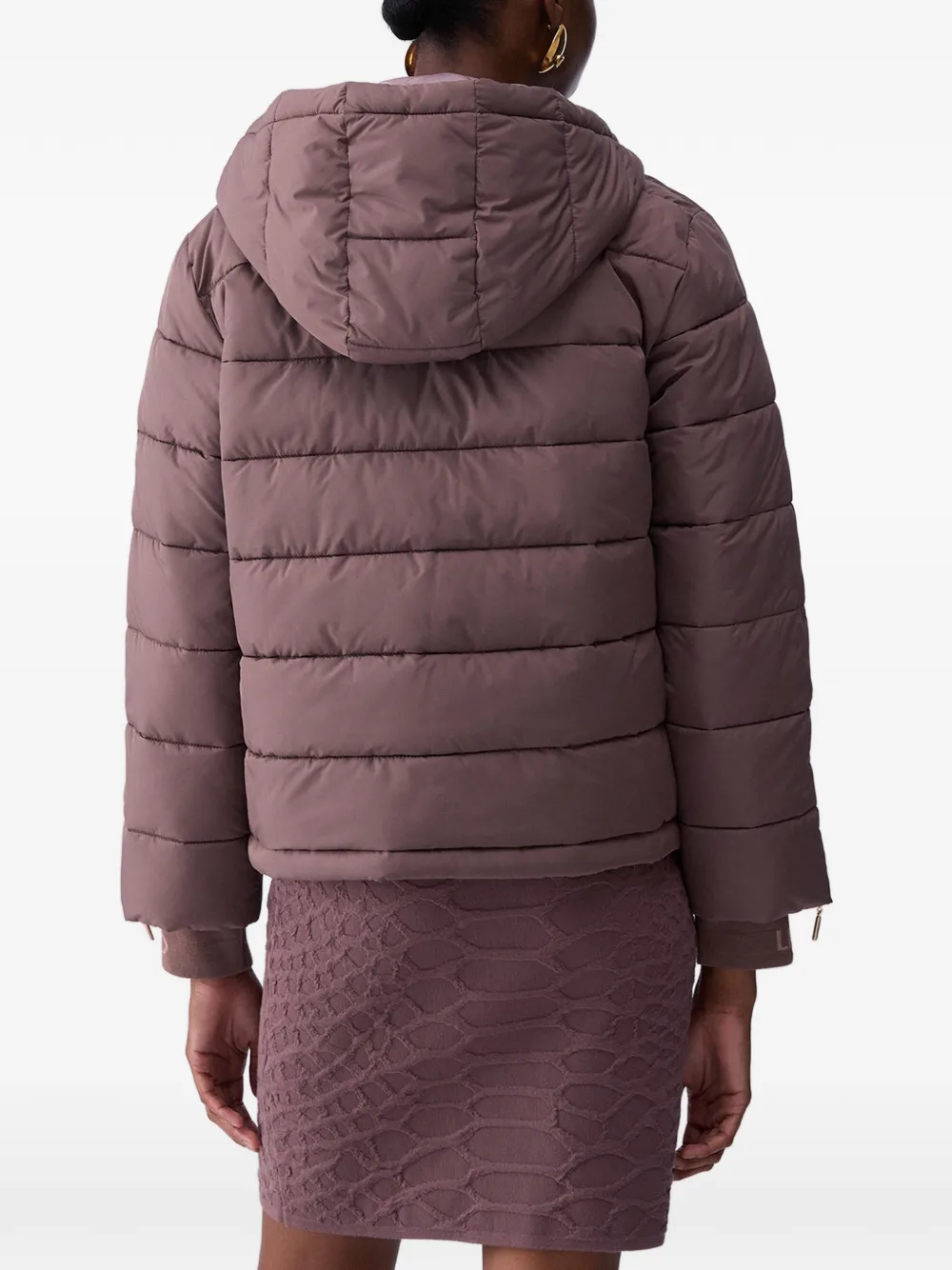LIU JO Mat nylon jack Paars