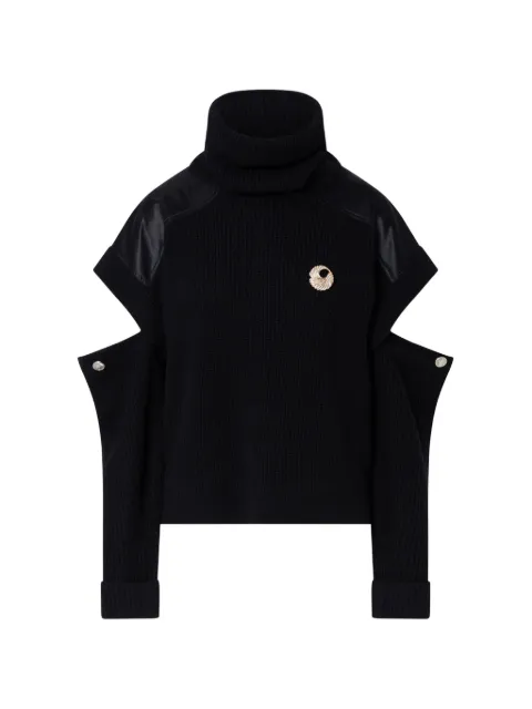 LIU JO turtleneck sweater with cut-out