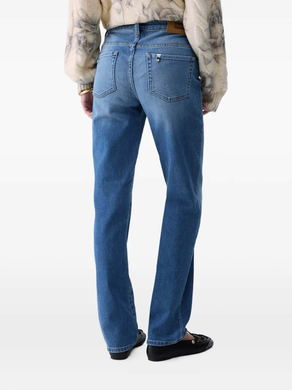 LIU JO High waist jeans Blauw