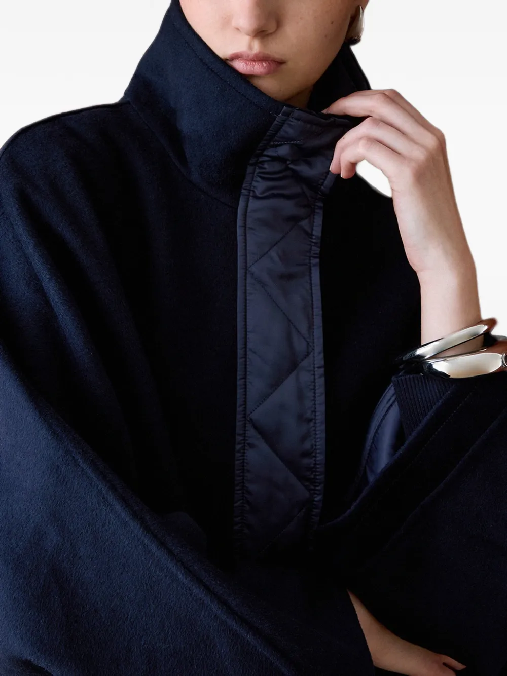 LIU JO Wollen cape Blauw