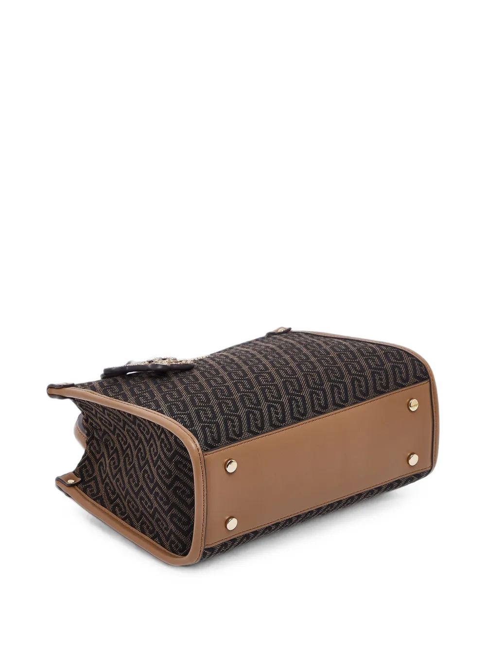 LIU JO small jacquard bag Zwart