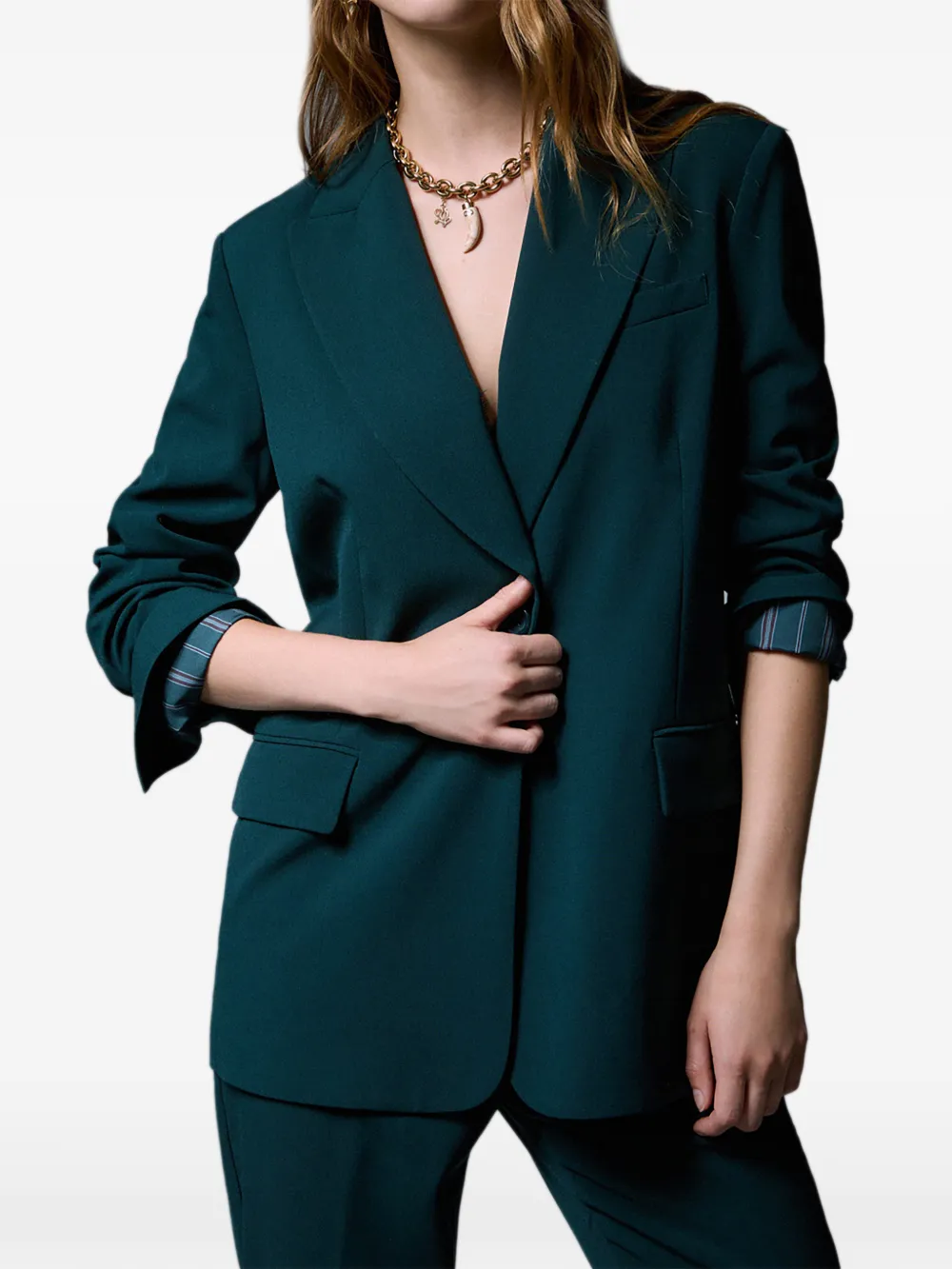 LIU JO Flanellen blazer Groen