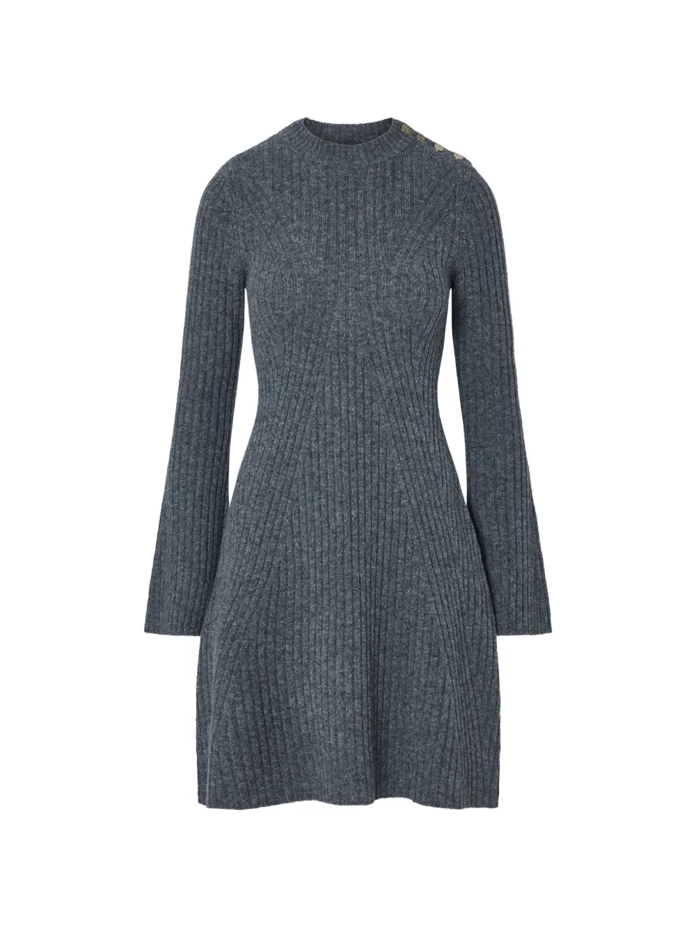 LIU JO short knitted dress - Grigio