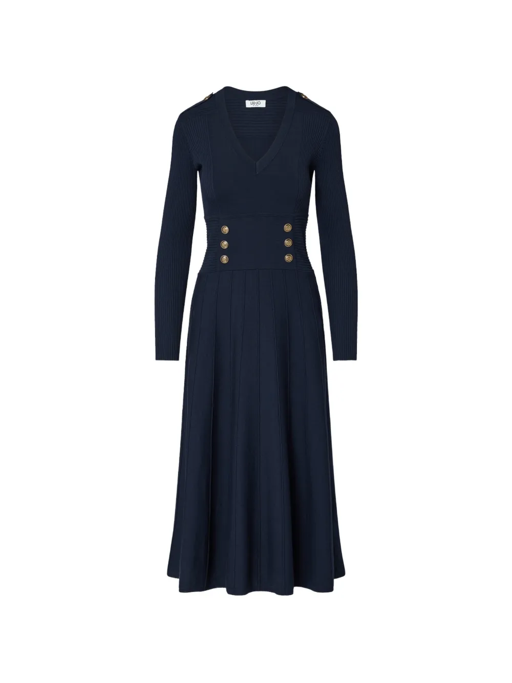 LIU JO knit midi dress - Blu