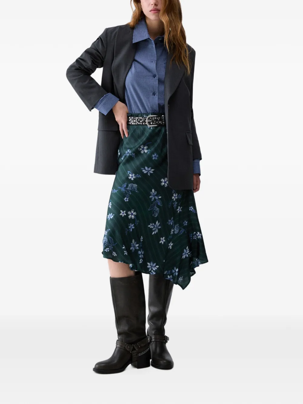 LIU JO Blouse met stropdas Blauw