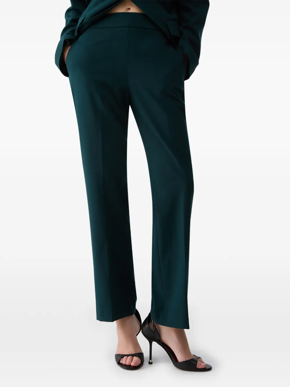 LIU JO flannel flare pants - Verde