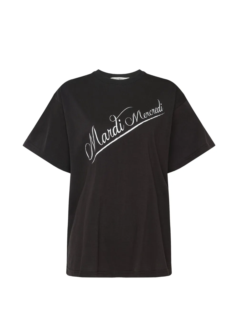 Mardi Mercredi logo-print T-shirt